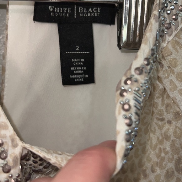 White House Black Markey Dress Size 2 - Picture 4 of 6